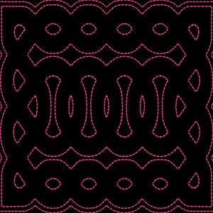Celtic Quilting background Machine Embroidery Designs 4&quot; , 5&quot; and 6&quot;  size - # 16