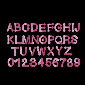Duotone alphabet embroidery font - two tones embroidery designs  Fun Dots embroidery font