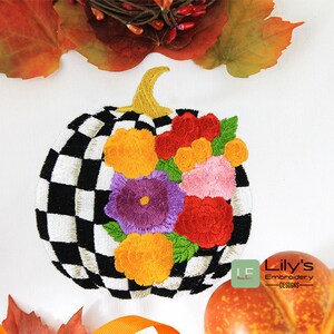 Pumpkin Machine Embroidery Design