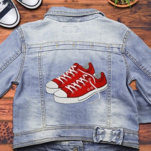 Diseños de bordado de máquinas Converse - Tamaños de aro de 4 "x 4", 5" x 7", 6" x 10" - # 01