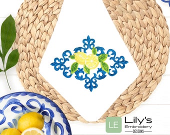 Machine Embroidery Design | Lemons Machine Embroidery Designs - Baroque Embroidery file
