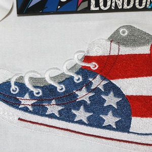 Diseños de bordado de Máquina Converse - Tamaños de aro de 4 "x 4", 5" x 7", 6" x 10" - # 09