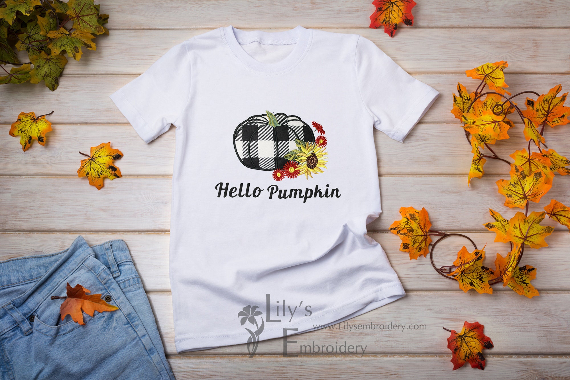 Pumpkin Applique Machine Embroidery Design - 5 Sizes - Etsy