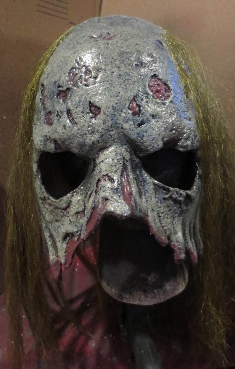 Zombie Skin Mask Beta Mask Comic Book Style Latex Mask With image 0
