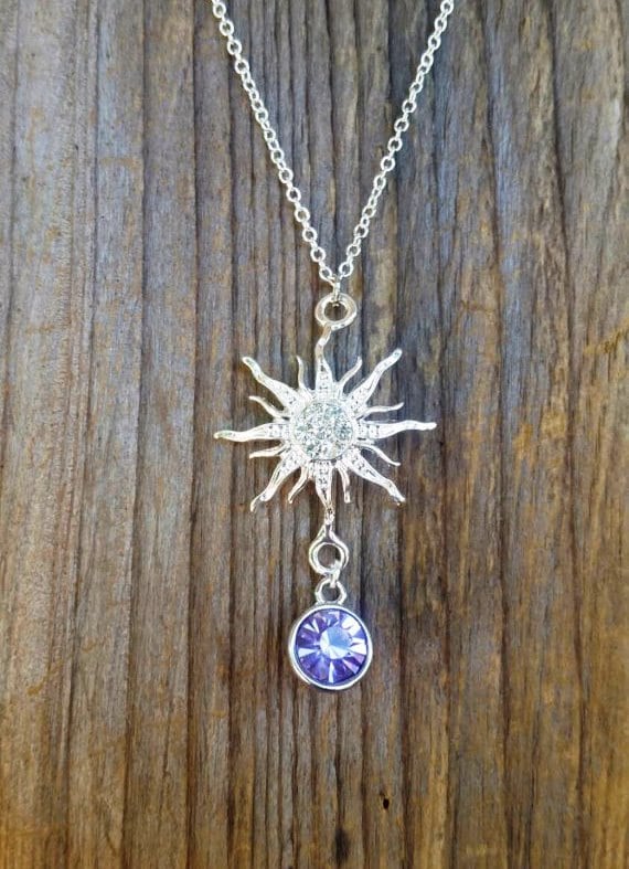 rapunzel sun necklace