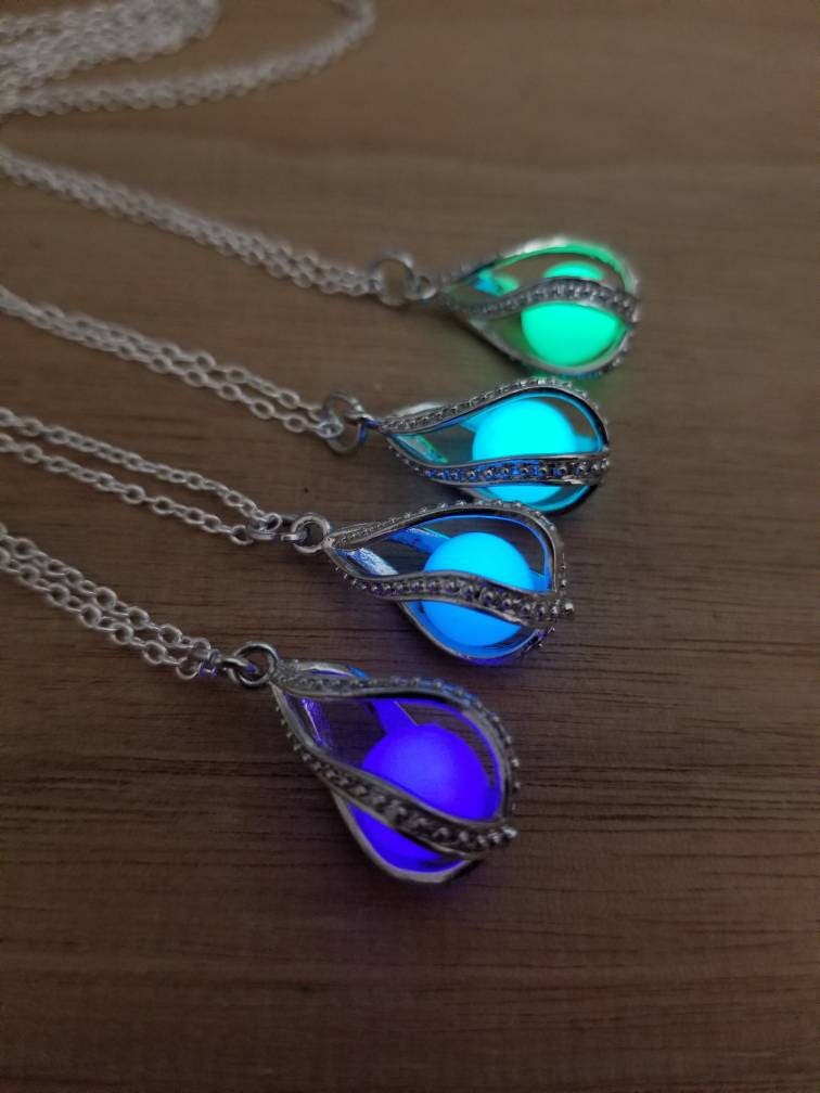 Graduation Gift 2023 Necklace, Glow in the Dark Tear Drop, Class of