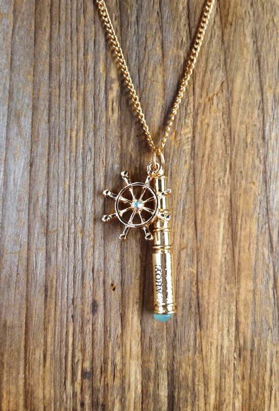 OUAT Hook Necklace, Captain Hook Necklace, Once Upon a Time Fairy Tale