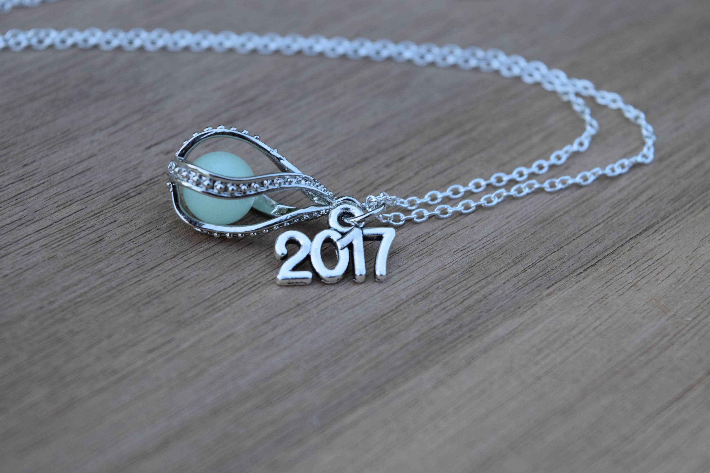 Graduation Gift 2023 Necklace, Glow in the Dark Tear Drop, Class of
