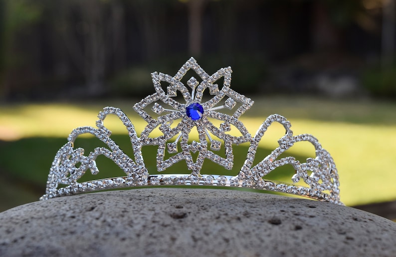 Ice Queen Tiara Elsa Costume Crown Silver Frozen Snowflake | Etsy