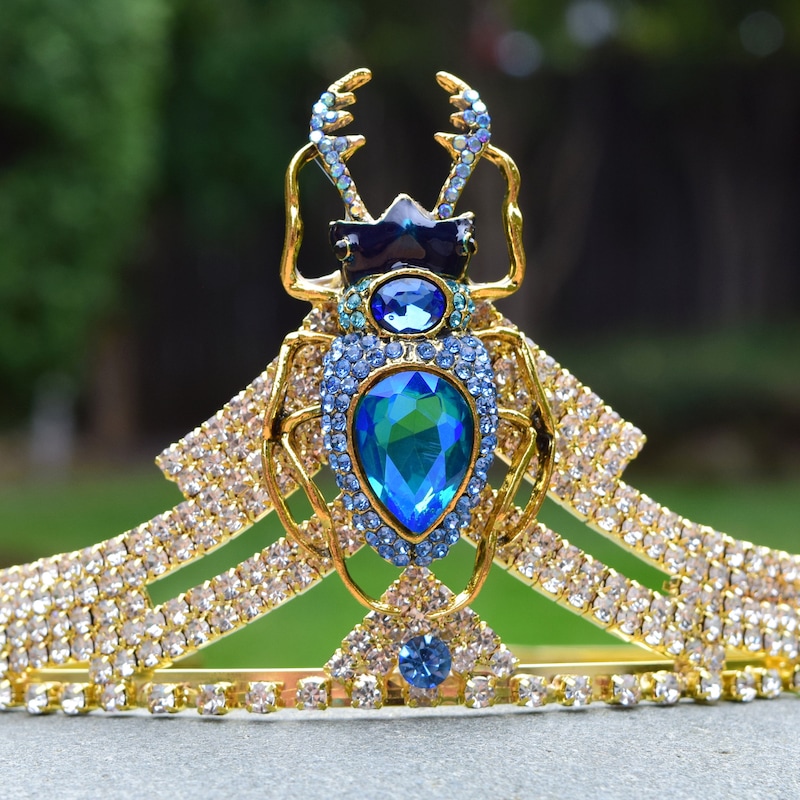 beaded cleopatra headpiece