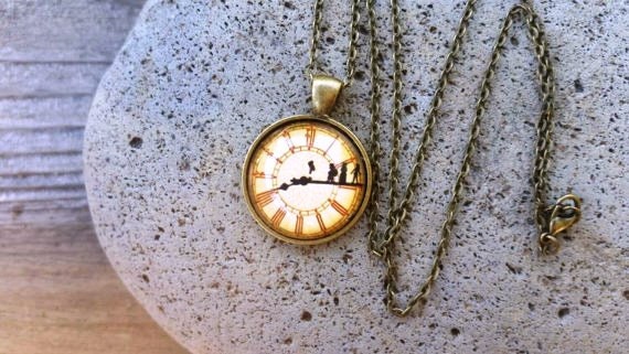 Clock Necklace