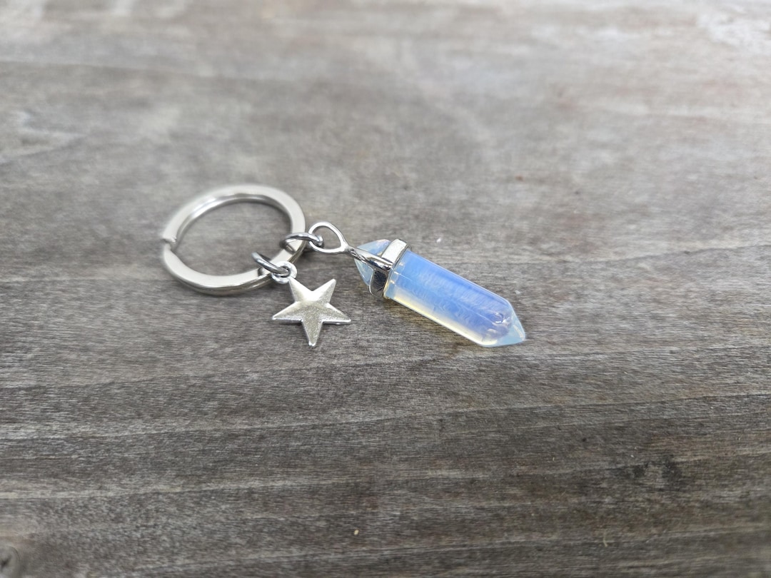 Crystal Star Keychain, Zodiac Key Ring, Cancer Horoscope Birthday Gift ...