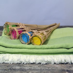 Linen Blanket.  Picnic, Beach, Park, or Backyard. Lightweight, thick, and incredibly soft. You will love laying and playing on it! 3 colors