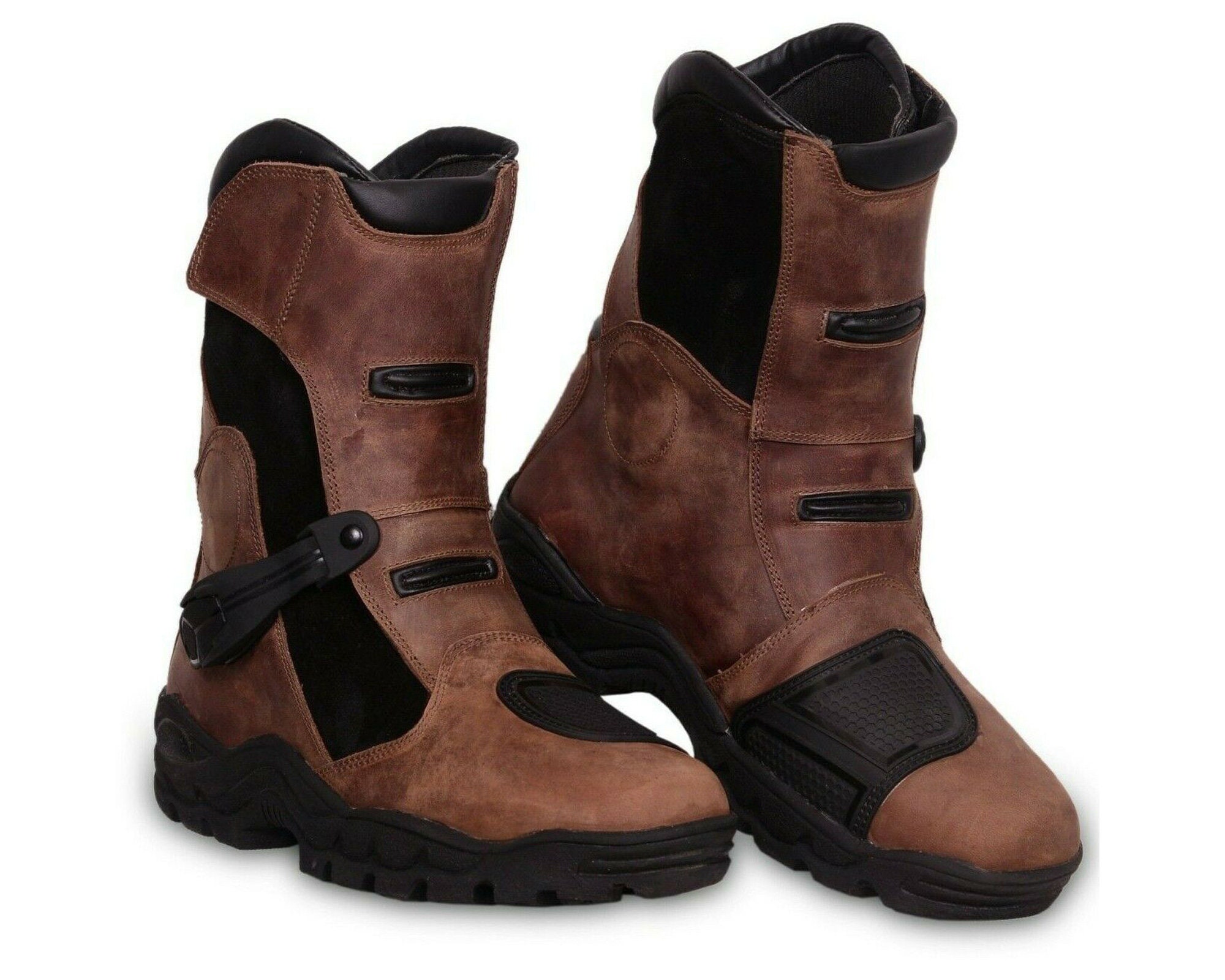 leather adventure boots