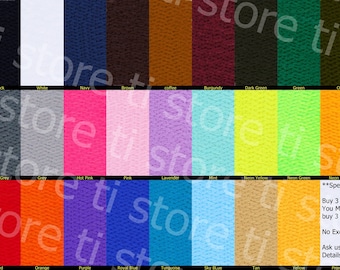 Flat Shoelaces 5/16" Wide Solid Colors Several Lengths For Sneakers and Shoes