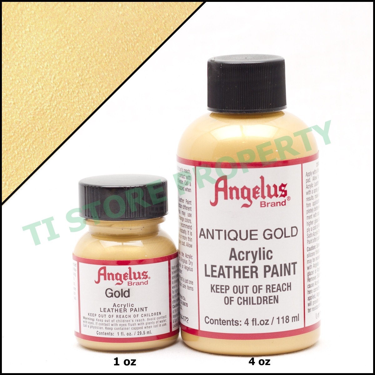 Angelus Brand Acrylic Leather Paint w/Applicator 1 oz. 