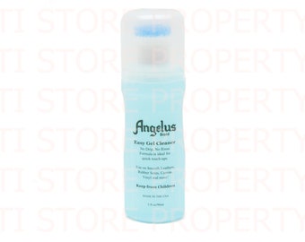 Angelus Brand Easy Gel Cleaner Shoe/Boot Sneaker/Gym Cleaner with Applicator 3 oz