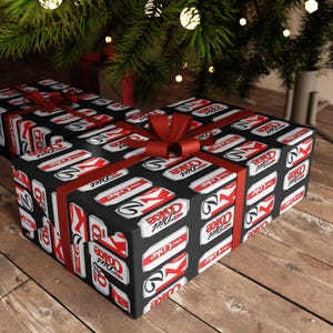 Wrapping Paper, Funny Diet Coke Gift Wrap, Diet Coke Lover Gift, Unique
