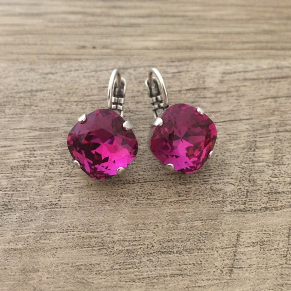 Hot Pink Earrings Etsy