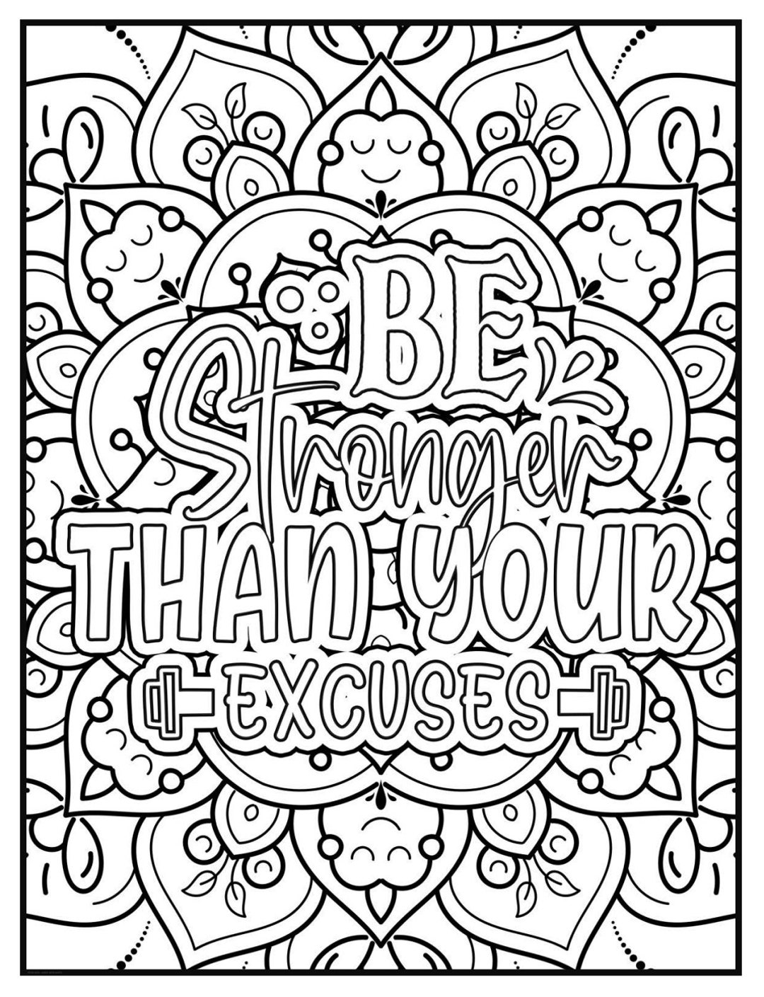 50 Motivational Coloring Pages Volume 1 