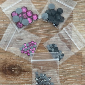 Genuine Swarovski Hot Fix Flat Back Crystals | Size SS10 (2mm) | or SS30  (6mm)