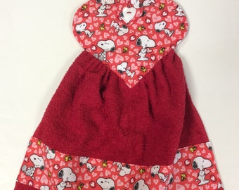 Refrigerator/ Oven/ Hanging Hand Towel/ Valentine&#39;s Day/ Heart Button/Snoopy/Cartoon Beagle