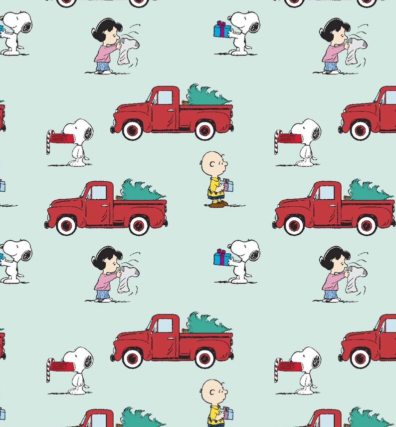 Peanuts Placemats/Christmas Reversible/Snoopy Placemats/Tea Etsy