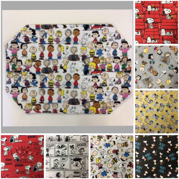 Snoopy/peanuts/placemats/reversible/peanuts - Etsy