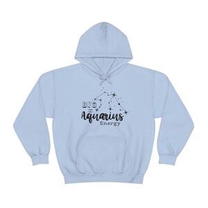 Big Aquarius Energy Unisex Heavy Blend Hooded Sweatshirt