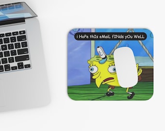 Mocking SpongeBob Meme Mouse Pad  Rectangle