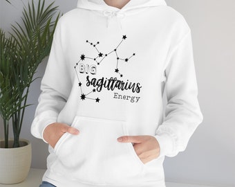 Big Sagittarius Energy Hooded Sweatshirt
