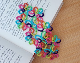 Tatted Bookmark - rainbow bookmark, LGBTQ bookmark