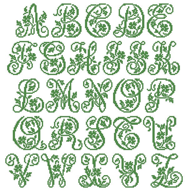 Personalised Cross Stitch Phone Charm Alphabet Letter Etsy