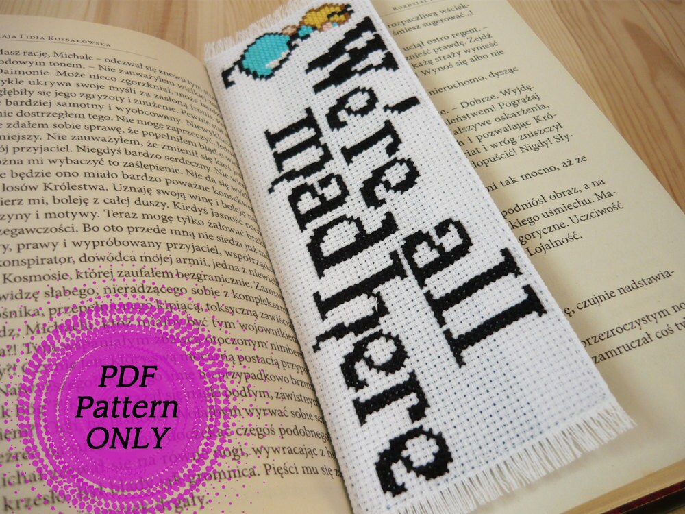 Kitchen Cross Stitch Pattern, Book Mark Cross Stitch Pattern