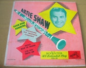 Vinyl Artie Shaw RCA Victor EP 45 E2PW-0139 very good condition not scratched.
