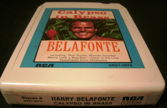 8 Track Harry Belafonte Calypso In Brass Refurbished New Etsy etsy