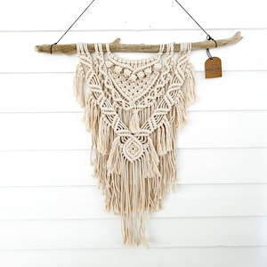 Large Southwestern Style Handcrafted Macrame Wall Hanging