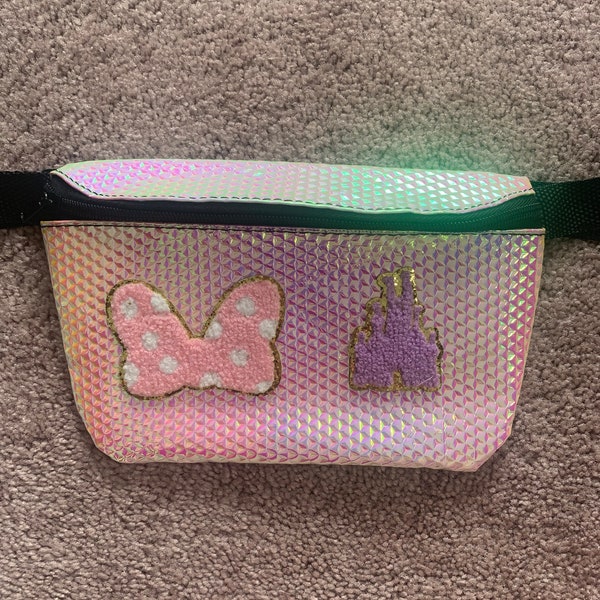 Disney chenille patch Fanny pack