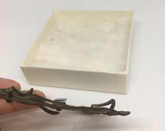 アンティーク アール ヌーボー様式のベルト バックル、1900 年代初頭の