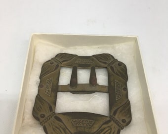 アンティーク アール ヌーボー様式のベルト バックル、1900 年代初頭の アンティーク アール ヌーボー様式のベルト バックル、1900 年代初頭の