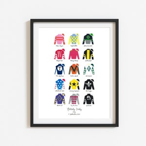 Kentucky Derby 146 (2020) 11x14 Jockey Silks Signed Print