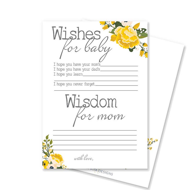 Gender Neutral Baby Shower Advice For Mom Card Rustic Baby Etsy