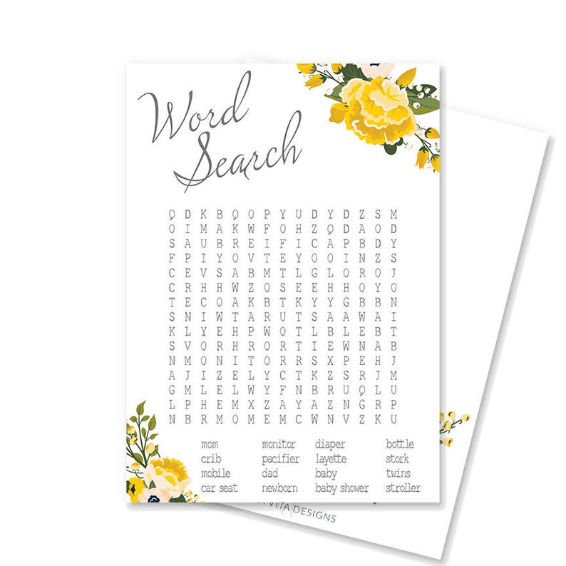 Gender Neutral Baby Shower Decoration Printable Baby Shower Etsy
