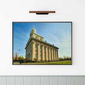 LDS Historic Nauvoo, Illinois Temple Photograph Fine Art Print - Home Decor Wall Art - Temple Photography Wall Print - LDS Temple Photo