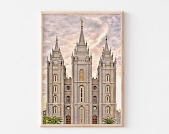 Salt Lake City Temple Photograph – Fine Art Temple Print