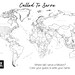 Missionary Map Print Missionary Call Opening Coloring Poster Called to Serve Map Poster ...