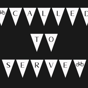 Called to Serve Missionary Banner Printable - Missionary Call Opening - Missionary Farewell Bunting Banner - Missionary Homecoming Banner