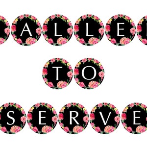 Called to Serve Missionary Banner Printable - Missionary Call Opening - Missionary Farewell Bunting Banner - Sister Missionary Banner
