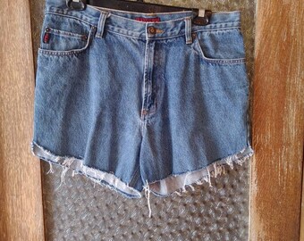 Vintage Unisexe Nevada Jean Cut-off Shorts