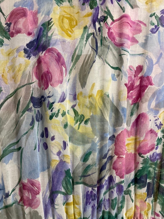 VINTAGE multicolour floral dress - image 3